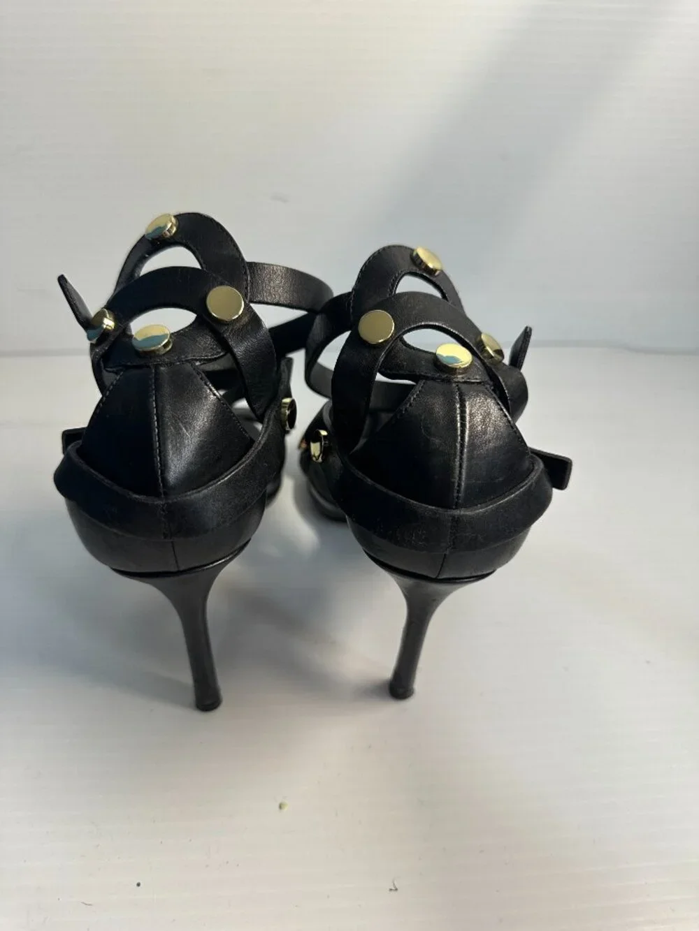 Jimmy Choo Strappy and Studded Heels - Picture 4 of 5